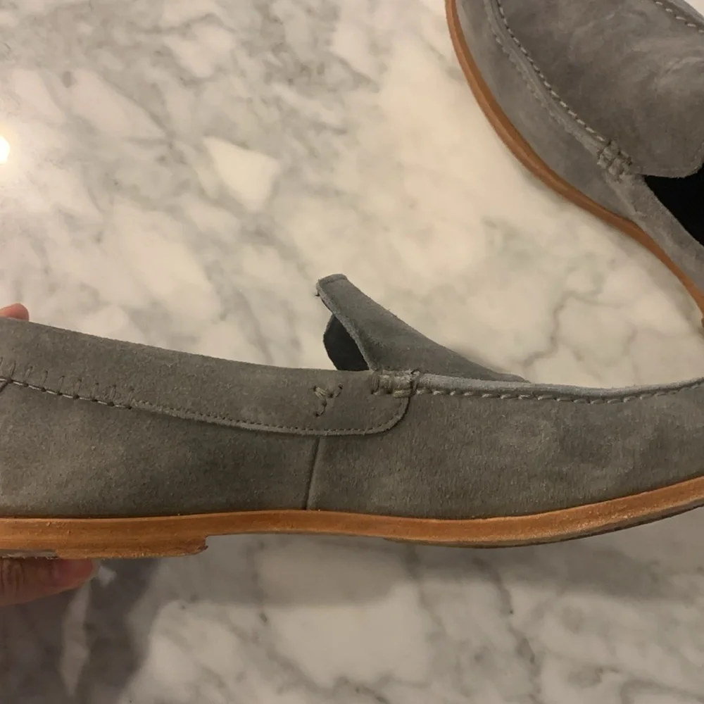 Timberland boot company gray suede loafer size 8m